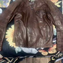 Men's Brown Leather Jacket