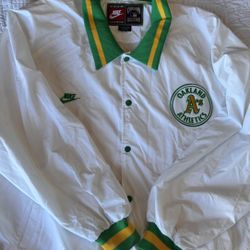 Vtg 90s Nike Oakland A’s Jacket 3x $140 Cooperstown Collection. 