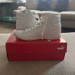 USED Puma Vikky Mid Deboss