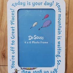 NEW Dr. Seuss 'Today Is Your Day!' Table Top Picture Frame (4x6)