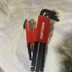 Craftsman 10 Pc Metric Hex Key Set CHMT26022