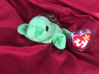 Rare Speedy the Turtle 🐢 Beanie Babies plush doll plushies sells for $138 on line!