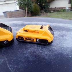 New DeWalt Batteries Both Lithium Ion