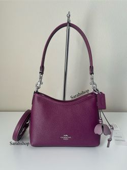 Coach Laurel Small Shoulder Bag With Flower Charm