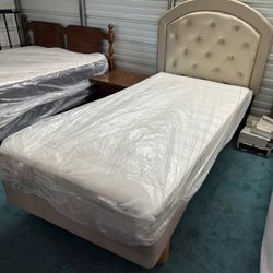 Twin Bed W/ Foam Mattress