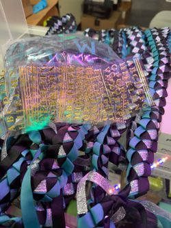 juexica 6 pcs graduation lei with stickers