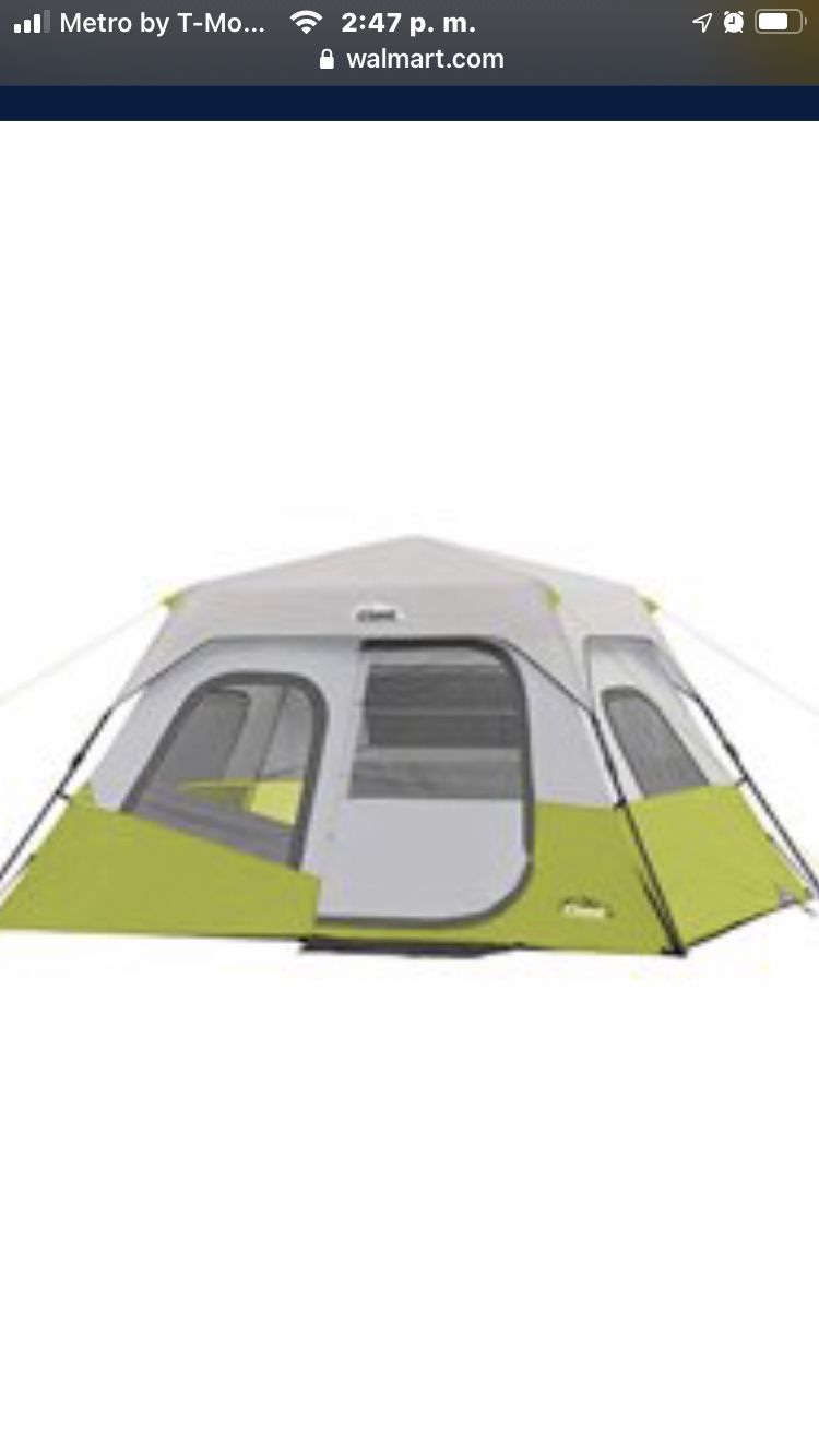 CORE 6 PERSONS INSTANT CABIN TENT 