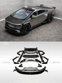 Tesla Cybertruck Mansory Style Carbon Fiber Body Kit
