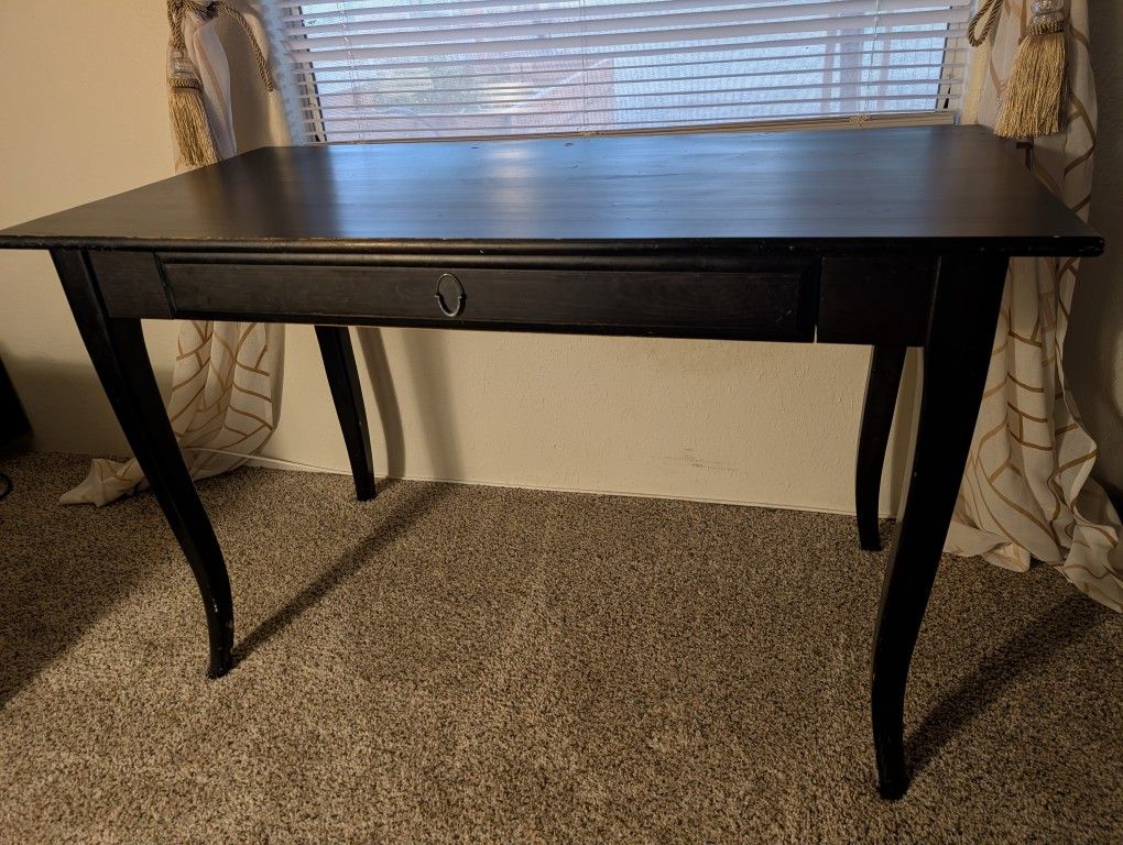 Black Brown IKEA Leksvik Desk