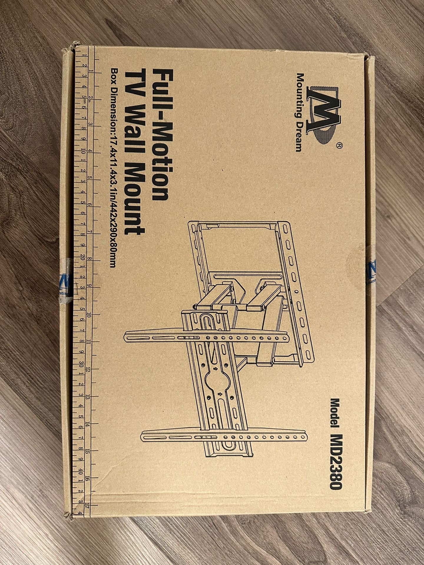 Mounting Dream MD2380 Full‑Motion TV Wall Mount – Fits 32″–65″ TVs