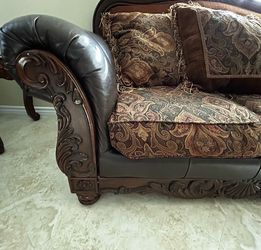 Brown sofa