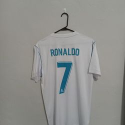 Real Madrid 2017-18 Home Ronaldo Jersey Large