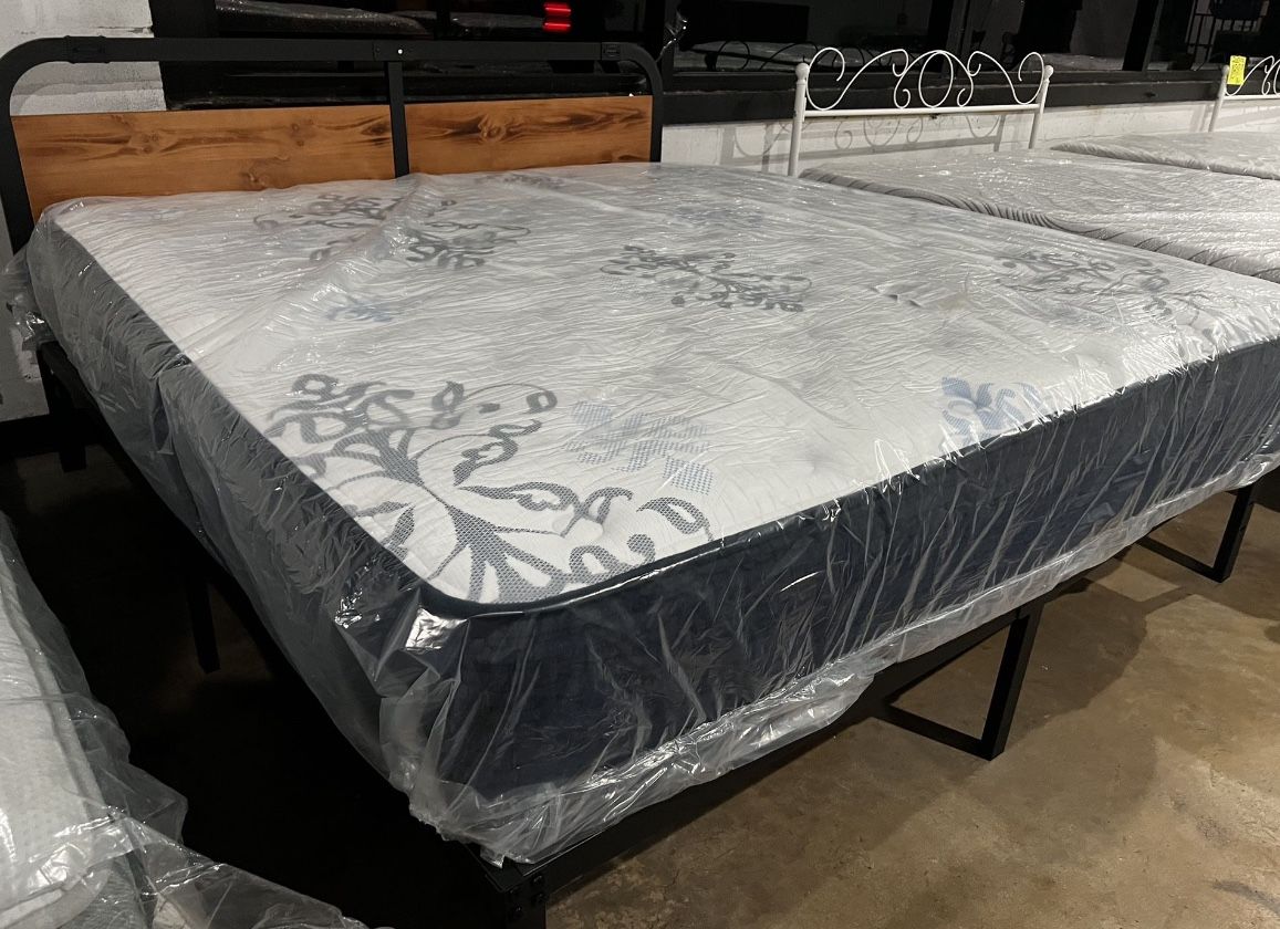 New Ultimate 14” Inch Comfortable Firm King Size Hybrid Mattress ✅ Only $39’to Finance ✅ Shop Now & Pay Later