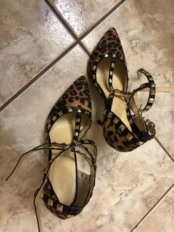 Charlotte russe lace up heels discount