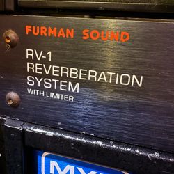 Furman RV-1 19” Rack Analog Spring Reverb