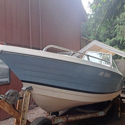 16ft Crestliner with 90hp Suzuki Outboard with Trailer