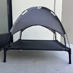 NEW Dog Cot Raised Pet Bed With Removable Canopy Tent 