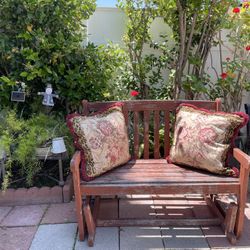 Swing Bench And Cushions