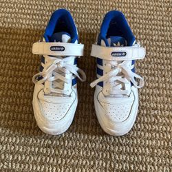 Adidas Forum Low Blue White Size 5. New Condition.