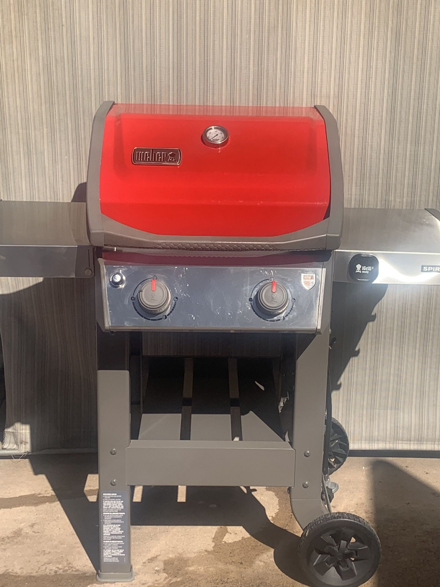 Weber Spirit II E-210 BBQ Grill Propane (Hot Rod) For Sale