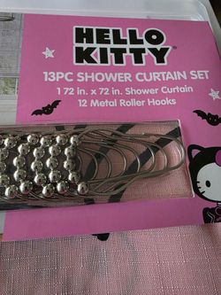 Hello Kitty Halloween shower Curtain