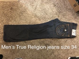 Men’s True Religion, Levi & Guess jeans