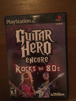 Sony PlayStation ps2 guitar hero encore