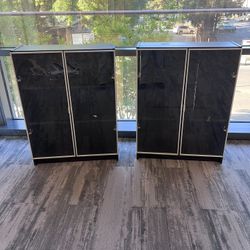 IKEA glass door bookshelf