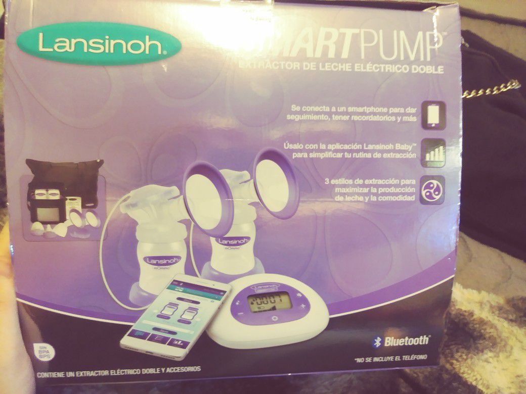 Lansinoh double electric smart breast pump brand new in box never used