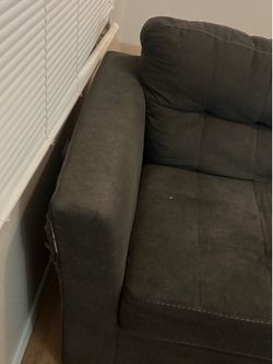 Grey L Couch - FREE - NEED GONE ASAP