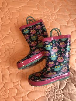 Girls size 12 rain boots Western Chief