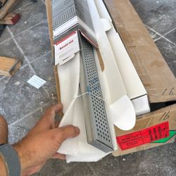 Brand New In Box 36 Inch Silver Linear Drain