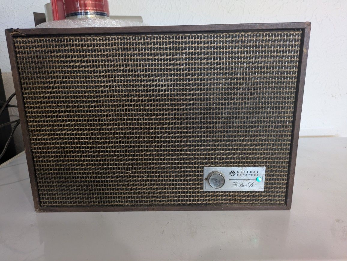 Vintage GE General Electric Porta-fi Sp11 Speaker