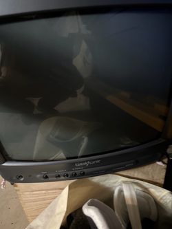 Broksonic 13” CRT TV CTGV-4563TT Tested and Working w/REMOTE RETRO GAMING