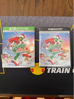 How the Grinch Stole Christmas 4K 25th Anniversary + Digital with slipcover Brand new
