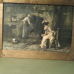 "The Fortune Teller", 1898 Harry Roseland Chromolithography 25"×34"