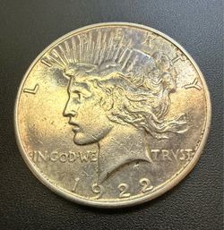 1922-S Peace Silver Dollar Circulated