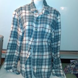 J Crew Flannel Plaid Size L Shirt