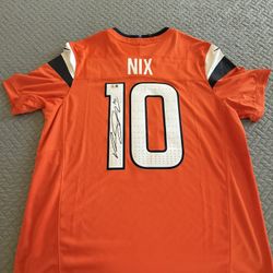 Bo Nix Beckett COA Nike Authentic Jersey