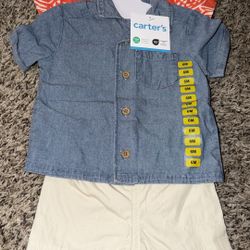 Carters Boys Short Set 6 Months