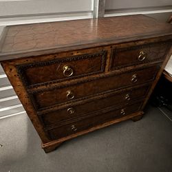 High End Designer Style Wood Dresser | Estate Sale