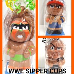 FATHER'S DAY - WWE ULTIMATE WARRIOR, ROCK, JOHN CENA or MACHO MAN SIPPER CUP MUGS