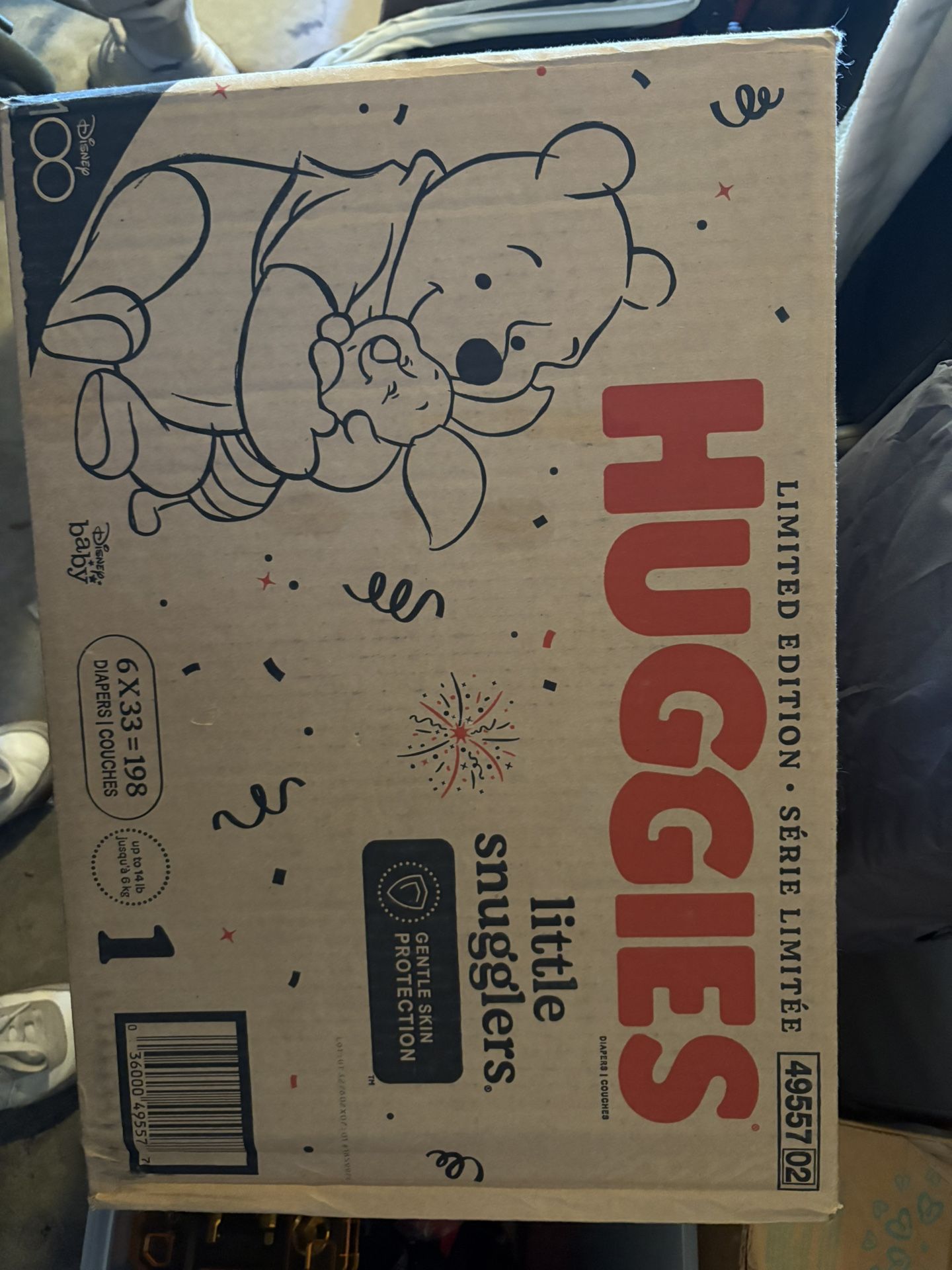198 Huggies Size 1 Diapers 