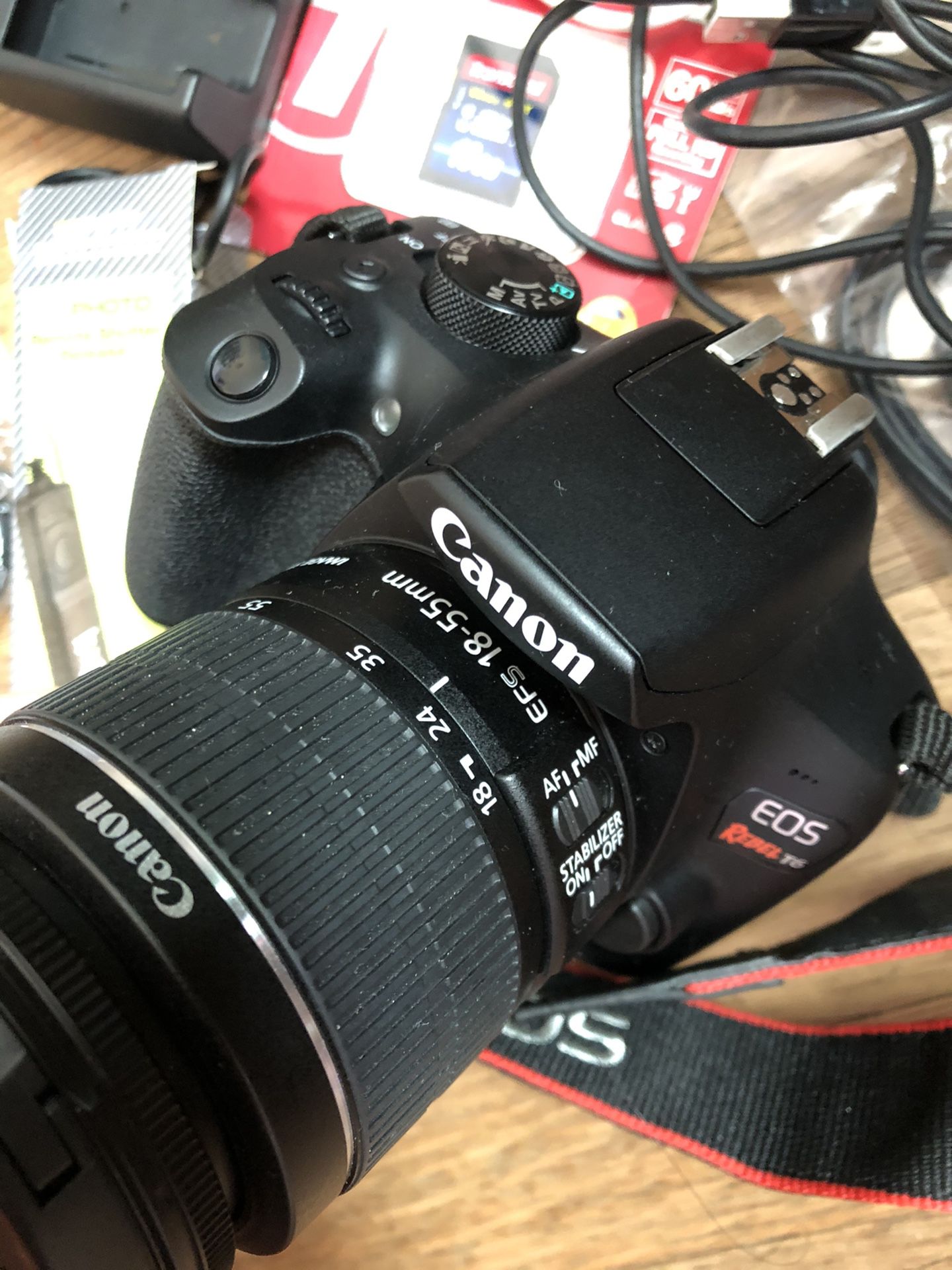 Canon EOS Rebel T6 DSLR Camera with EF-S 18-55mm f/3.5-5.6