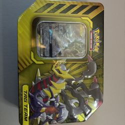 Power Partnerships Garchomp & Giratina Gx Tag Team Tin Sealed Pokémon