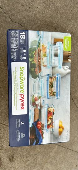 Pyrex Snapware 18-Piece Glass Food Storage Set