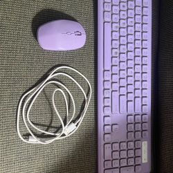 Purple Backlit Keyboard
