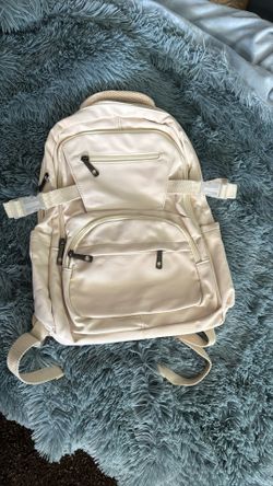Cream Colored Backpack 14x18”