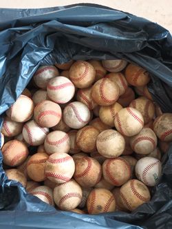 130 Good Leather Baseballs 