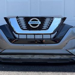 GRAY NISSAN ROGUE FRONT BUMPER 2017 2018 2019 2020